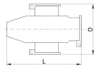 Tracon TICS-A4 védőérintkezős csatlakozó 16A, 2P+E, IP44