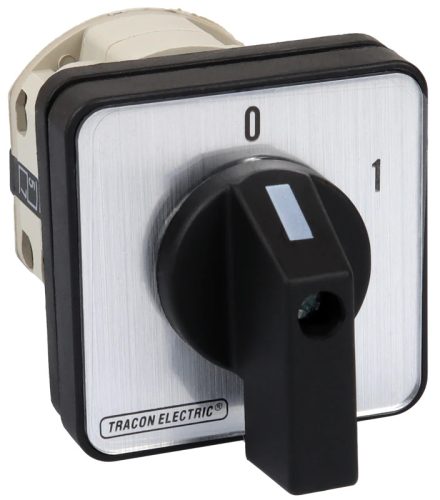 Tracon TK-126/3 Kézikapcsoló, BE-KI 400V, 50Hz, 125A, 3P, 30kW, 88×88mm, 60°