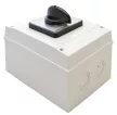 Tracon TK-129/3T65 Tokozott kézikapcsoló, BE-KI 400V, 50Hz, 125A, 3P, 30kW, 88×88mm, 90°, IP65