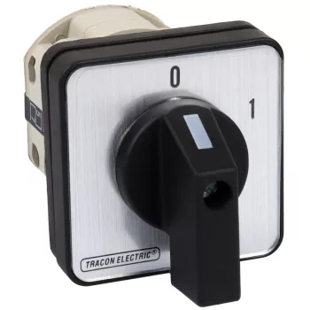  Tracon TK-166/3 Kézikapcsoló, BE-KI 400V, 50Hz, 160A, 3P, 37kW, 88×88mm, 60°