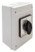 Tracon TK-169/4T65 Tokozott kézikapcsoló, BE-KI 400V, 50Hz, 160A, 4P, 37kW, 88×88mm, 90°, IP65