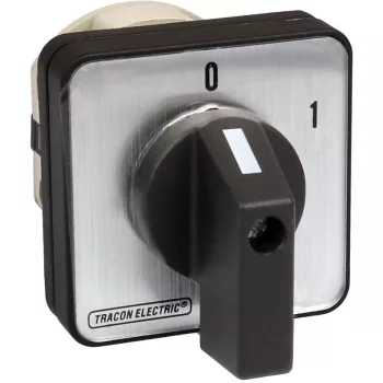   Tracon TK-206/2 Kézikapcsoló, BE-KI 400V, 50Hz, 20A, 2P, 5,5kW, 48×48mm, 60°