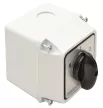 Tracon TK-206/3T Tokozott kézikapcsoló, BE-KI 400V, 50Hz, 20A, 3P, 5,5kW, 48×48mm, 60°, IP44