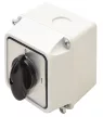 Tracon TK-209/2T65 Tokozott kézikapcsoló, BE-KI 400V, 50Hz, 20A, 2P, 5,5kW, 48×48mm, 90°, IP65