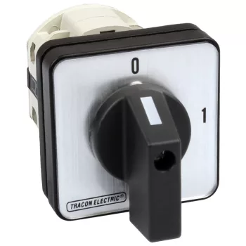   Tracon TK-209/4 Kézikapcsoló, BE-KI 400V, 50Hz, 20A, 4P, 5,5kW, 48×48mm, 90°