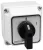 Tracon TK-256/3T65 Tokozott kézikapcsoló, BE-KI 400V, 50Hz, 25A, 3P, 7,5kW, 48×48mm, 60°, IP65