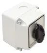 Tracon TK-259/2T Tokozott kézikapcsoló, BE-KI 400V, 50Hz, 25A, 2P, 7,5kW, 48×48mm, 90°, IP44