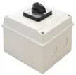 Tracon TKB-256/3T65 Tokozott választókapcsoló, 0-1-2 400V, 50Hz, 25A, 2×3P, 7,5kW, 48×48mm, 60°, IP65
