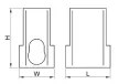 Tracon TKB-256/4T65 Tokozott választókapcsoló, 0-1-2 400V, 50Hz, 25A, 2×4P, 7,5kW, 48×48mm, 60°, IP65