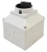 Tracon TKF-32T Tokozott főkapcsoló, BE-KI 400V, 50Hz, 32A, 4P, 11kW, 64×64mm, IP44