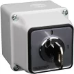 Tracon TKFK-20T65 Tokozott főkapcsoló, kulcsos, BE-KI 400V, 50Hz, 20A, 4P, 5,5kW, 48×48mm, IP65
