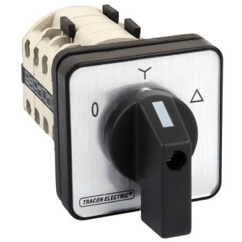   Tracon TKM-20/C Közvetlen Y-D motorkapcsoló 400V, 50Hz, 20A, 5,5kW, 48×48mm