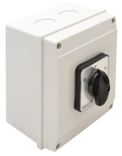 Tracon TKM-25/CT65 Tokozott közvetlen Y-D motorkapcsoló 400V, 50Hz, 25A, 7,5kW, 48×48mm, IP65