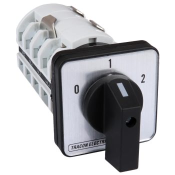   Tracon TKM-25/D Dahlander motorkapcsoló 400V, 50Hz, 25A, 7,5kW, 48×48mm