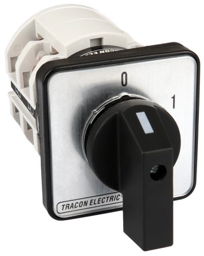 Tracon TKM-63/Q Közvetlen motorkapcsoló, BE-KI 400V, 50Hz, 63A, 18,5kW, 64×64mm