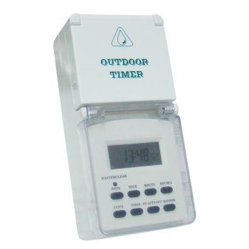   Tracon TKO-DHEV, Dugaszolható elektronikus kapcsolóóra, heti 230V, 16A ,IP44