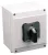 Tracon TKV-259/4T65 Tokozott választókapcsoló, 1-0-2 400V, 50Hz, 25A, 2×4P, 7,5kW, 48×48mm, 90°, IP65
