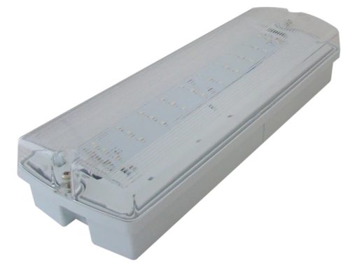Tracon TLBVLED20NM LED-es vészvilágító lámpatest,állandó üzem/készenléti 230V,50 Hz,5W,400lm, 20xLED,3h,3,2V/3200mAh,LiFePO,IP65