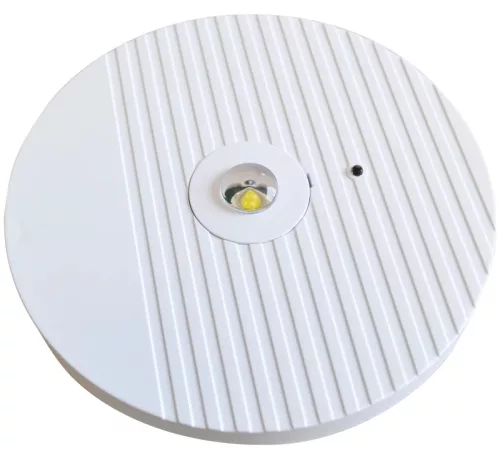 Tracon TLBVM3W, Ledes vészvilágító lámpatest, készenléti üzem 230V, 50Hz, 3W, 1×LED, 3h, 4,8V/900 mAh, Ni-Cd, EEI=A