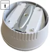 Tracon TLBVM3W, Ledes vészvilágító lámpatest, készenléti üzem 230V, 50Hz, 3W, 1×LED, 3h, 4,8V/900 mAh, Ni-Cd, EEI=A