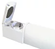Tracon TLFLEDS8NW, Védett integrált LED-es bútorvilágító csatlakozóaljzattal 230 V, 50 Hz, 8 W, 720 lm, 4000 K, IP44,