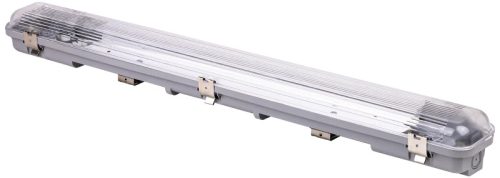 Tracon TLFVLEDN106 Védett lámpatest LED csövekhez, egyoldalas betáp 230 V, 50 Hz, G13, 600 mm, IP65, ABS/PC