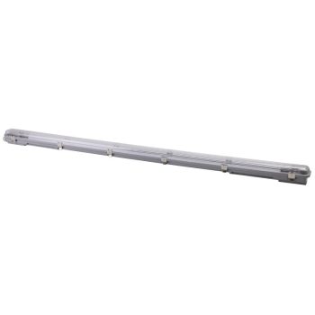   Tracon TLFVLEDN112 Védett lámpatest LED csövekhez, egyoldalas betáp 230 V, 50 Hz, G13, 1200 mm, IP65, ABS/PC,