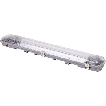   Tracon TLFVLEDN206 Védett lámpatest LED csövekhez, egyoldalas betáp 230 V, 50 Hz, G13, 600 mm, IP65, ABS/PC