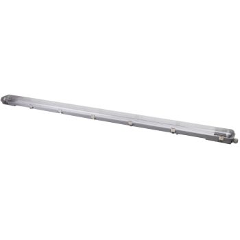   Tracon TLFVLEDN215 Védett lámpatest LED csövekhez, egyoldalas betáp 230 V, 50 Hz, G13, 1500 mm, IP65, ABS/PC