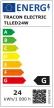 Tracon TLLED24W, LED T8 bútorvilágító belső sorozatkapoccsal 230 V, 50 Hz, 24 W, 2000 lm, 4500 K, 1525 mm,
