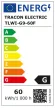 Tracon TLWI-G9-60-F, Wolframszálashalogén izzó, 3 db/bliszter, tejfehér 230V, 50Hz, G9, 60W, 2700K, 2000h