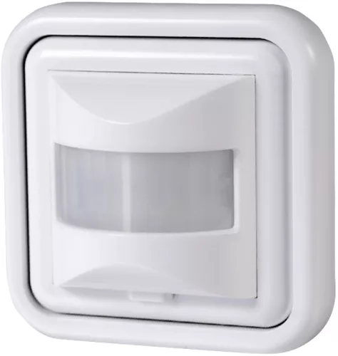 Tracon TMB-062, Mozgásérzékelő, süllyesztett, fehér 230V, 50 Hz, 500 W, 190°, 1-9 m, 10 s-7 min, 3-2000lux