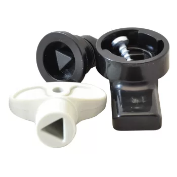   Tracon TME-ZMH Műanyag zár TME szekrényekhez, háromszög 8.5mm