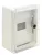Tracon TME282113MT Falra szerelhető maszkolt műanyag szekrény, 12 modul, 2 sor, átlátszó ajtóval, 280x210x130, IP65, 1000V AC/DC
