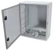 Tracon TME605022M, Műanyag elosztószekrény maszkos 3×22mod, H×W×D=600×500×220mm, IP65, IK10, 1000V AC/DC