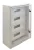 Tracon TME705025MT Falra szerelhető maszkolt műanyag szekrény, 88 modul, 4 sor, átlátszó ajtóval, 700x500x245, IP65, 1000V AC/DC