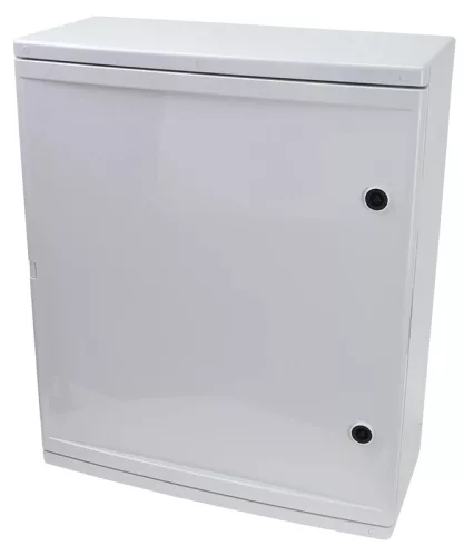 Tracon TME806026M Műanyag elosztószekrény maszkos H×W×D=800×600×260mm, IP65, IK10, 1000V AC/DC, RAL7035