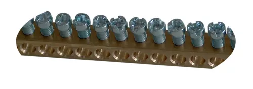 Tracon TNFS, Rézsín (N/PE) max.63A, 230/400VAC, 1m, W×H=8×8mm, d=5.1mm, 138pol