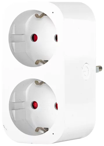Tracon TNSM2 Okos csatlakozó adapter 2xSCHUKO, 240VAC, 16A