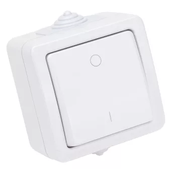   Tracon TR-PH04, Falon kívüli kétpólusú kapcsoló 10AX/250VAC, IP54, (102)