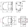 Tracon TR1D1201F7 Kontaktor 660V, 50Hz, 12A, 5,5kW, 110V AC, 3×NO+1×NC