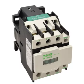   Tracon TR1D1801F7 Kontaktor 660V, 50Hz, 18A, 7,5kW, 110V AC, 3×NO+1×NC