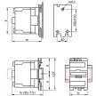 Tracon TR1D5011F7 Kontaktor 660V, 50Hz, 50A, 22kW, 110V AC, 3×NO+(1×NO+1×NC)