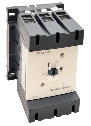 Tracon TR1E115B7 Nagyáramú kontaktor 660V, 50Hz, 115A, 55kW, 24V AC, 3×NO