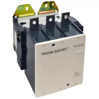   Tracon TR1E410B7 Nagyáramú kontaktor 660V, 50Hz, 410A, 200kW, 24V AC, 3×NO+1×NO
