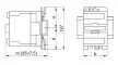 Tracon TR1F8011B7 Általános felhasználású kontaktor 660V, 50Hz, 80A, 37kW, 24V AC, 3×NO+(1×NO+1×NC)