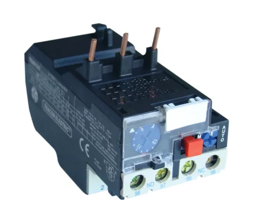 Tracon TR2HD1316 Termikus túláramvédelmi relé TR1D segédkontaktorokhoz 690V, 0-400Hz, 9-13A, 1×NC+1×NO