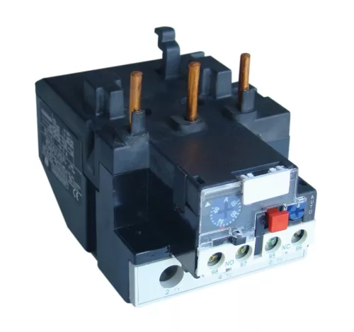 Tracon TR2HD3359 Termikus túláramvédelmi relé TR1D segédkontaktorokhoz 690V, 0-400Hz, 48-65A, 1×NC+1×NO