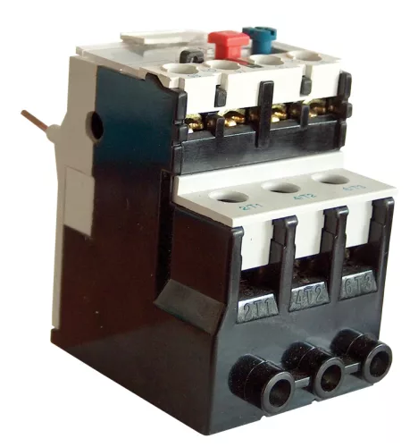 Tracon TR2HK0303 Termikus túláramvédelmi relé TR1K segédkontaktorokhoz 690V, 0-400Hz, 0,25-0,4A, 1×NC+1×NO