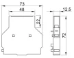 Tracon TR8-DN11 Oldalsó segédérintkező TR1D/F kontaktorokhoz 230V, 50Hz, 2A, 1×NC+1×NO